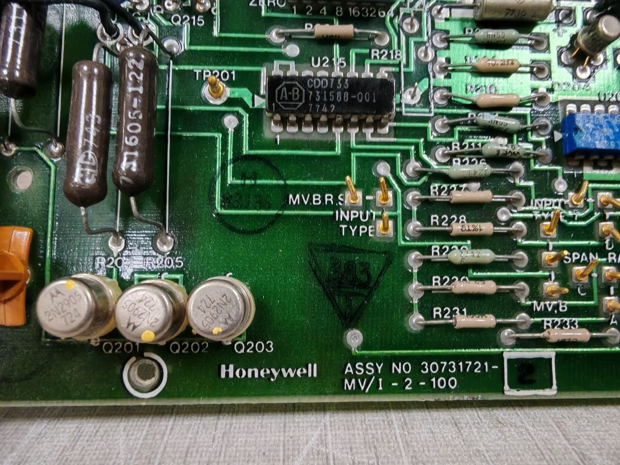 Honeywell 30731721-2 HONEYWELL ASSY NO 30731721-2 MV/I-2-100 PLC BOARD CARD 4