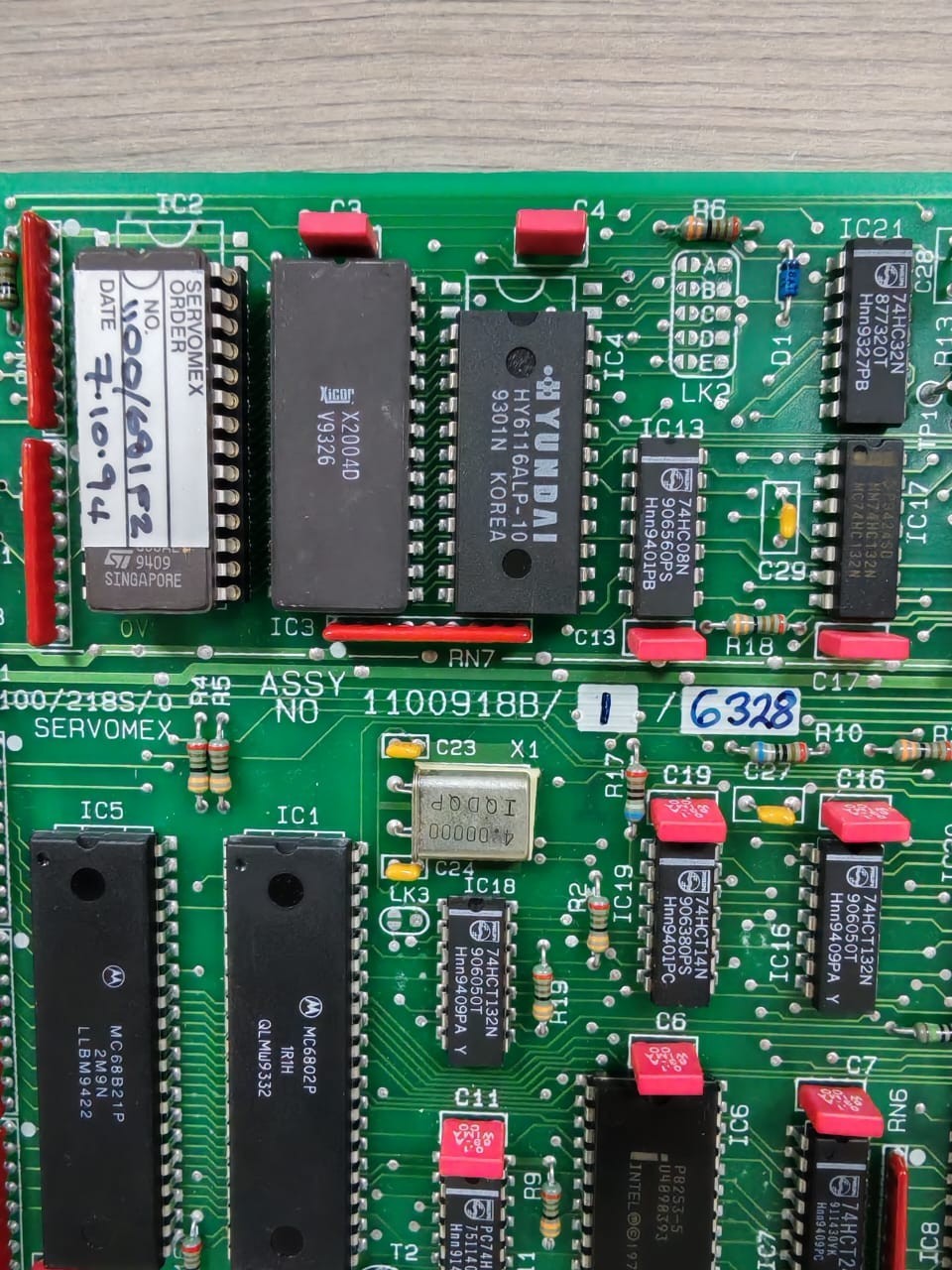 SERVOMEX 3953-6011 SERVOMEX ASSY NO 11009188B-1-6328 ARTETCH-1 3953-6011 PCB 3