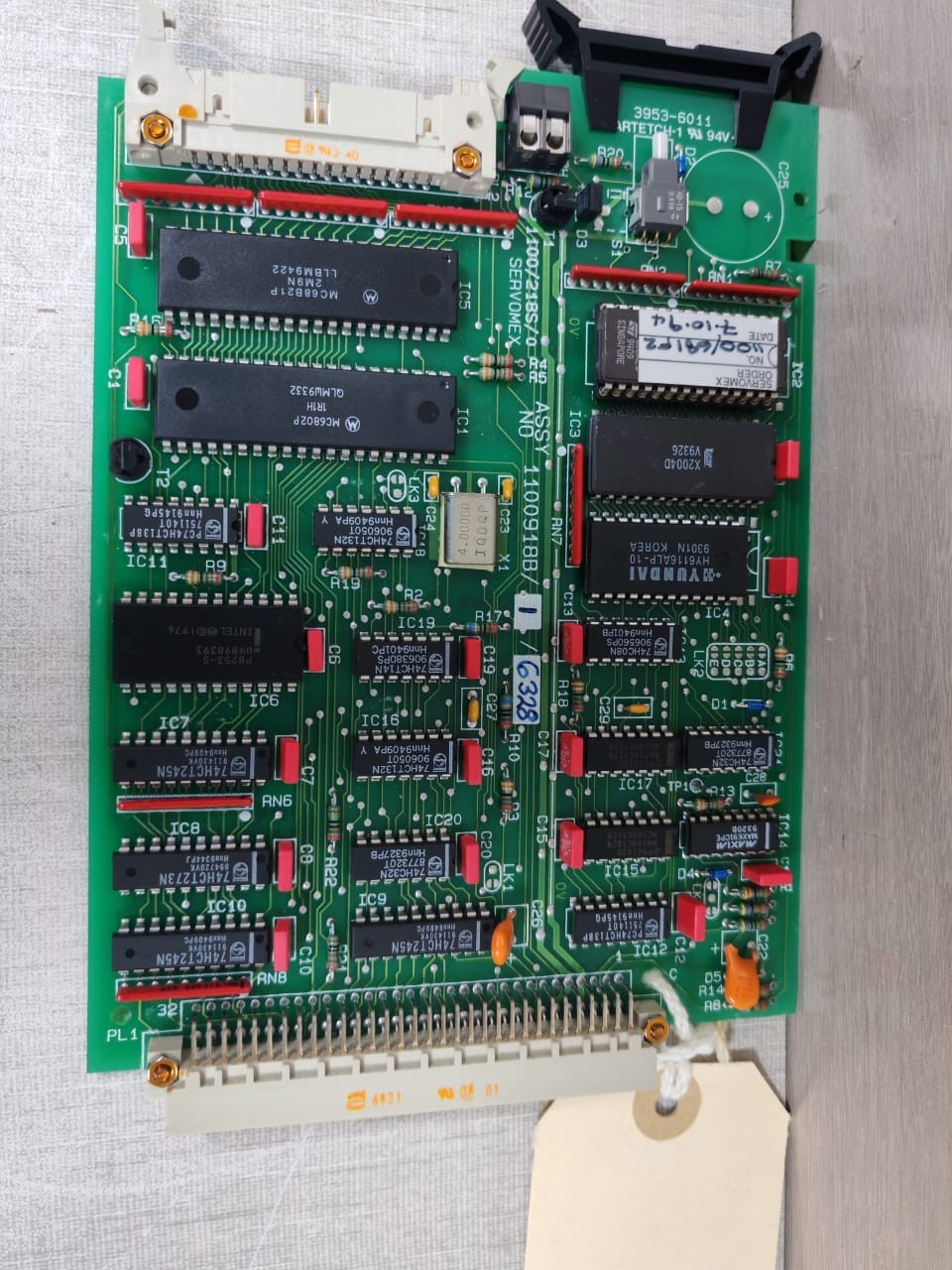 SERVOMEX 3953-6011 SERVOMEX ASSY NO 11009188B-1-6328 ARTETCH-1 3953-6011 PCB 6
