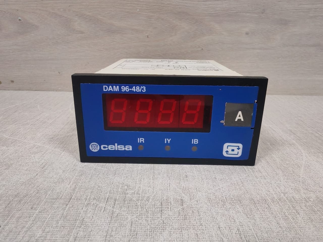 CELSA DAM 96-48/3 CELSA DAM 96-48/3 DIGITAL PANEL METERS 110VAC - TRIED & TESTED 3
