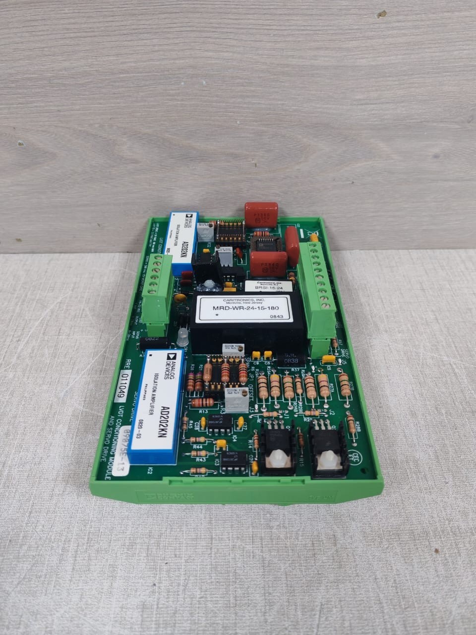 LVDT CONDITIONING RRE011049 RRE011049 09075E-13 LVDT CONDITIONING MODULE AND SERVO DRIVES 4