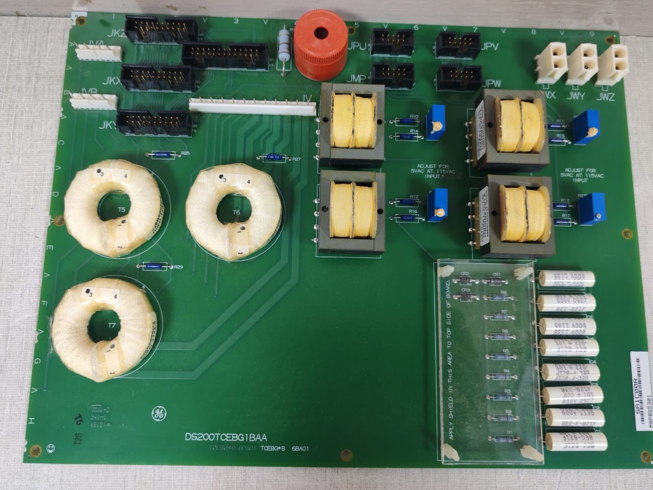 GE DS200TCEBG1BAA GE DS200TCEBG1BAA PROTECTIVE TERMINATION EXPANDER BOARD 5