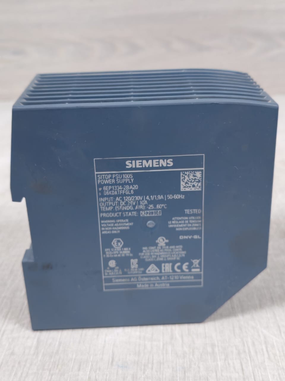 Siemens PSU100S Siemens SITOP PSU100S Power Supply 6EP1334-2BA20 6