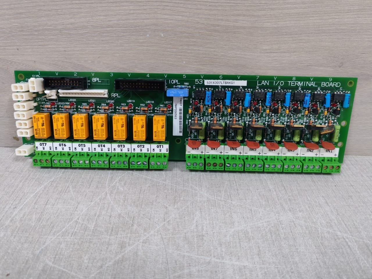 GE GENERAL ELECTRIC 531X307LTBAKG1 GENERAL ELECTRIC 531X307LTBAKG1 LAN I/O TERMINAL BOARD 2