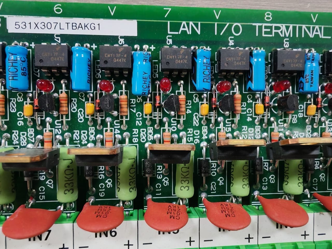 GE GENERAL ELECTRIC 531X307LTBAKG1 GENERAL ELECTRIC 531X307LTBAKG1 LAN I/O TERMINAL BOARD 3