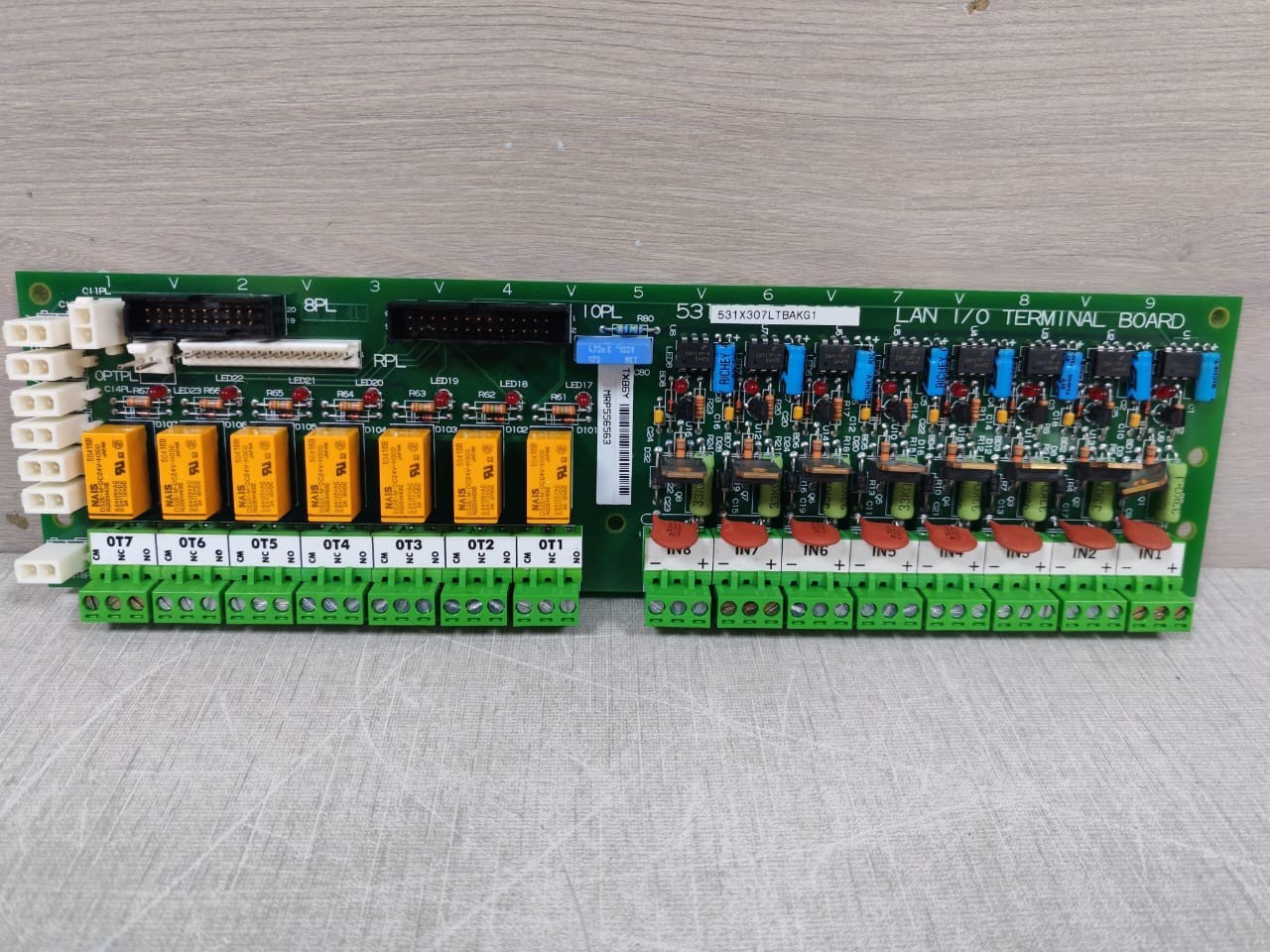 GE GENERAL ELECTRIC 531X307LTBAKG1 GENERAL ELECTRIC 531X307LTBAKG1 LAN I/O TERMINAL BOARD 5