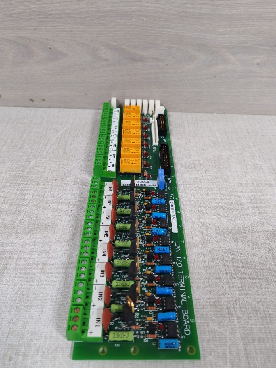 GE GENERAL ELECTRIC 531X307LTBAKG1 GENERAL ELECTRIC 531X307LTBAKG1 LAN I/O TERMINAL BOARD 7