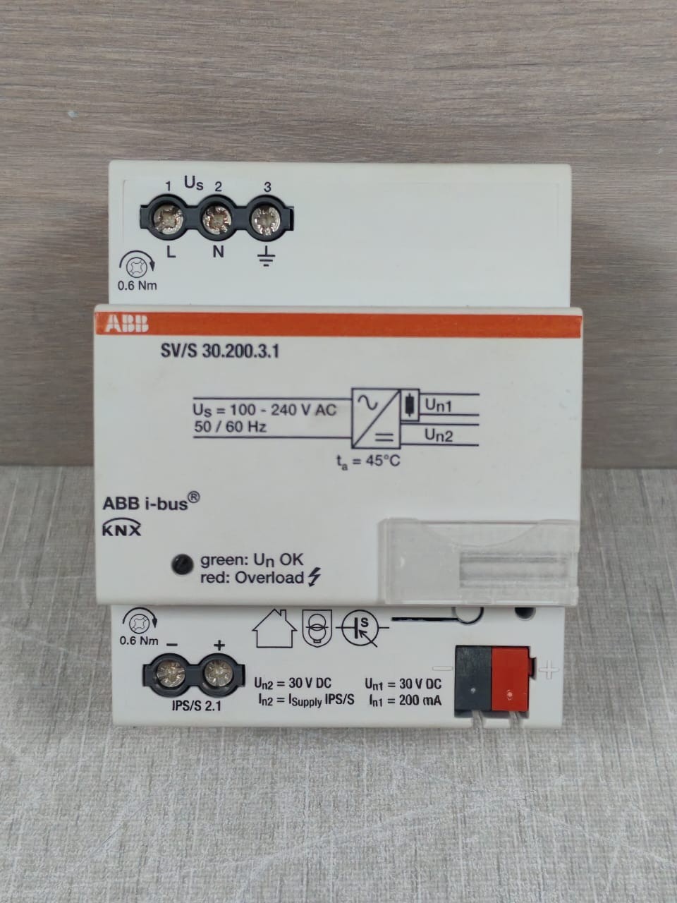 ABB S30.200.3.1 ABB SV/S30.200.3.1 2CDG1110238R0011 I-BUS KNX POWER SUPPLY - W/O ORIG. BOX 2