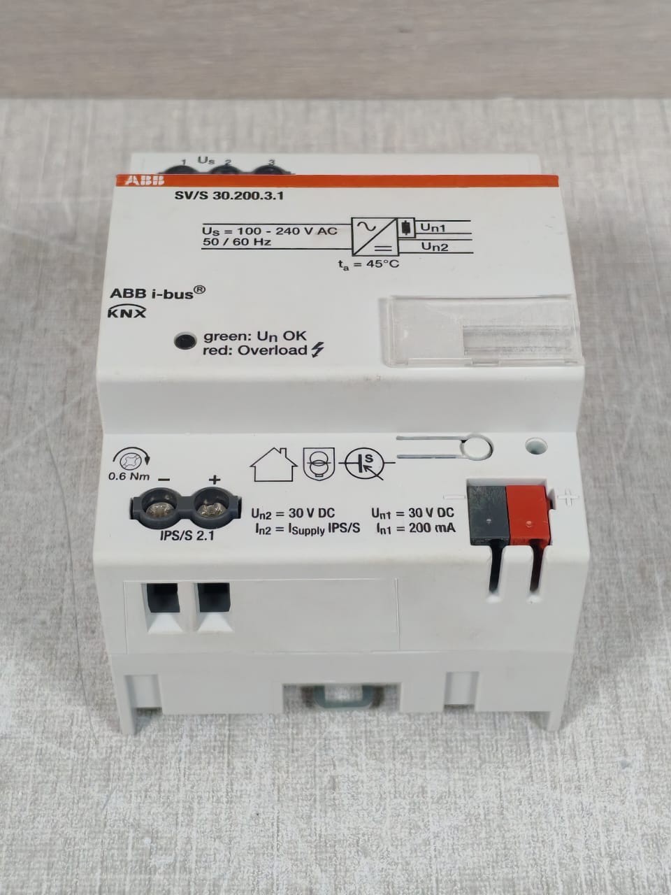 ABB S30.200.3.1 ABB SV/S30.200.3.1 2CDG1110238R0011 I-BUS KNX POWER SUPPLY - W/O ORIG. BOX 8