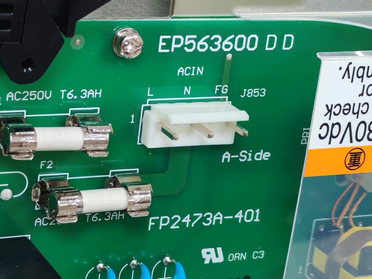 EP563600DD EP563600DD Power Supply Board 6