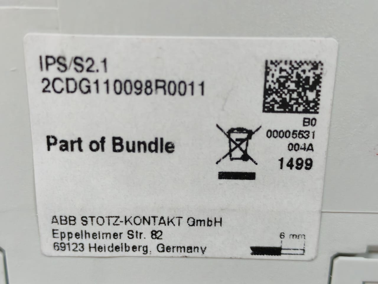 ABB S20.1.1 ABB HIL/S20.1.1 2CDG110237R0011 HOTEL IP LINK BUNDLE 9