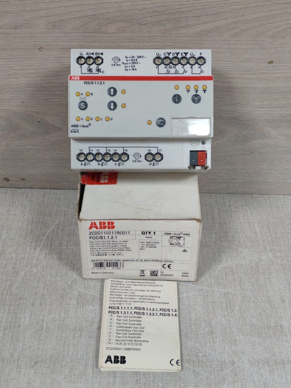 ABB FCC/S1.1.2.1 2CDG110211R0011 FAN COIL CONTROLLER