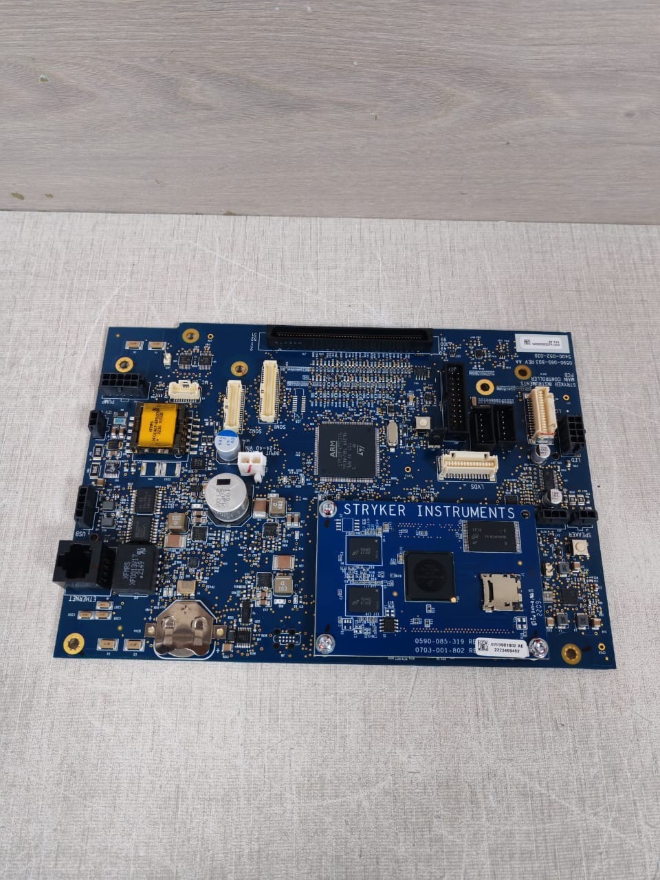 STRYKER INSTRUMENTS AA-5400 STRYKER INSTRUMENTS 0590-085-803 REV AA 5400-052-030 MAIN CONTROLLER PCB 5