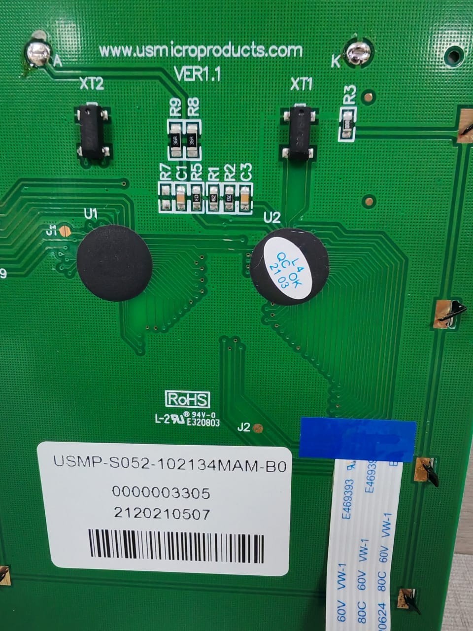LCD S052-102134MAM-B0 USMP-S052-102134MAM-B0 LCD VER 1.1 4