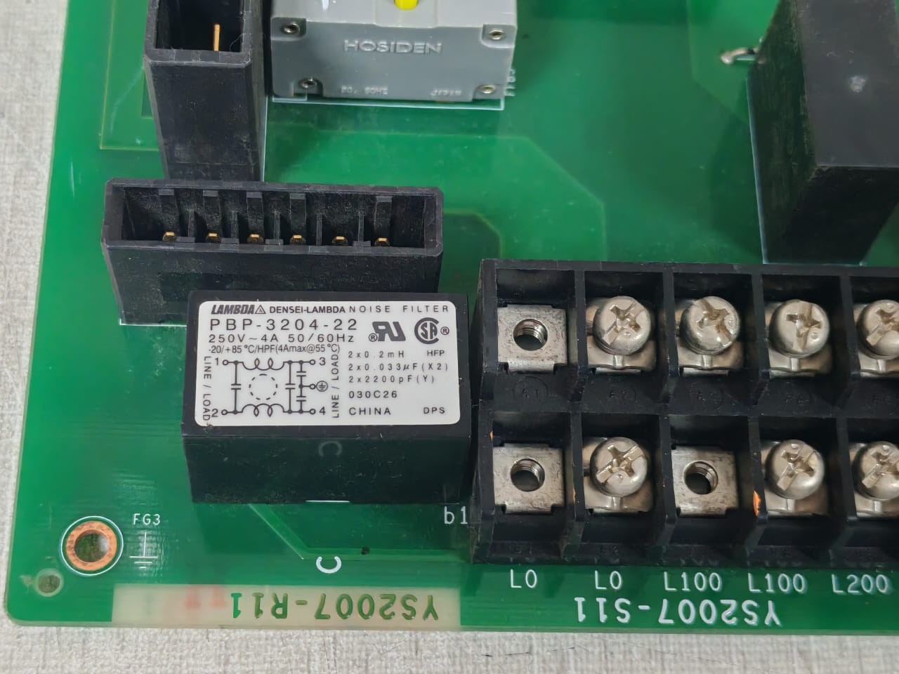 YS2007-C/1-PB1 7114604C PCB Board YS2007-C/1-PB1 L11 3