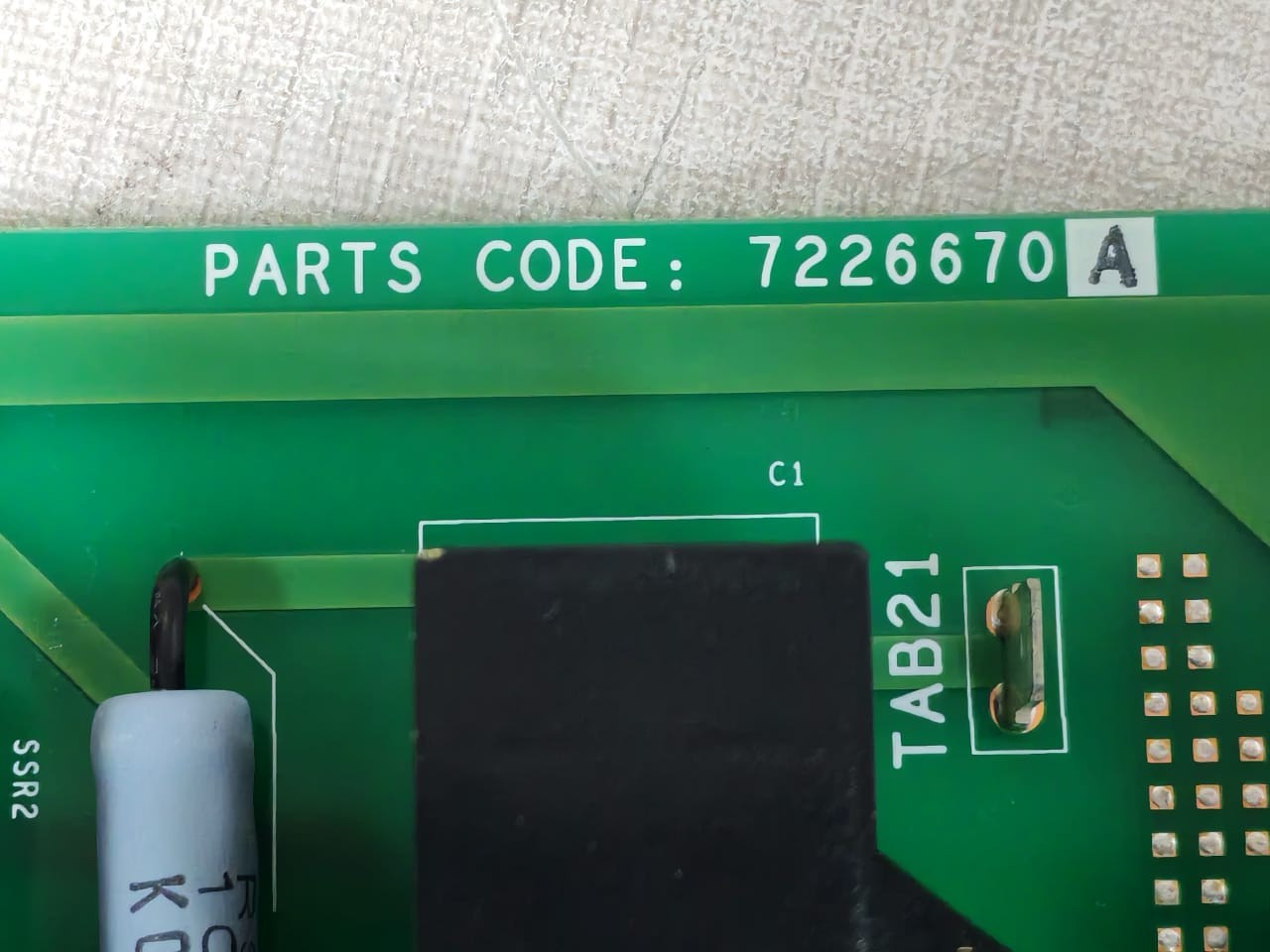 YN2010-A/2PB0 7226670A PCB Board PWRCOM YN2010-A/2PB0 L10 2
