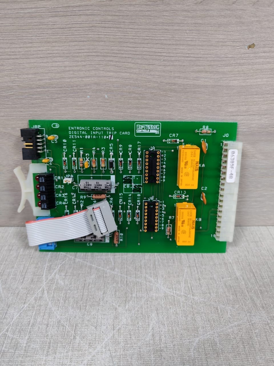 ENTRONIC CONTROLS DIGITAL INPUT TRIP CARD ZE544-001A-110 #1