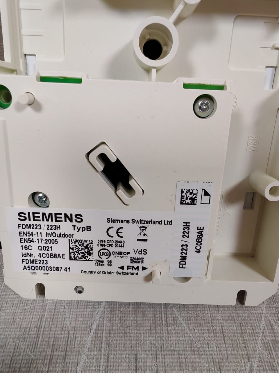 Siemens FDME223 SIEMENS FDME223 CALL POINT UNIT 5