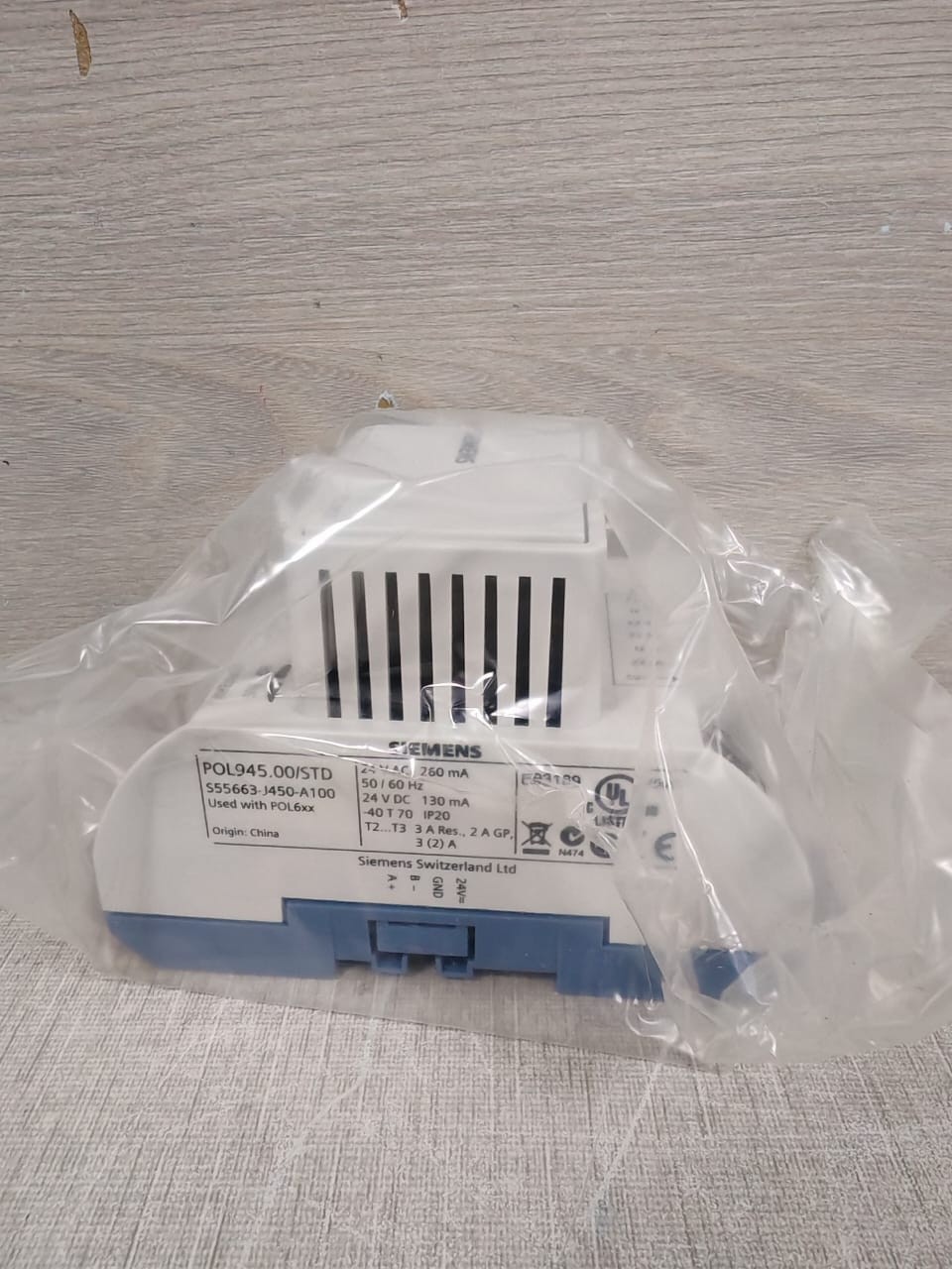 Siemens POL945.00/STD SIEMENS POL945.00/STD CLIMATIX EXTENSION MODULE 8 I/Os 3