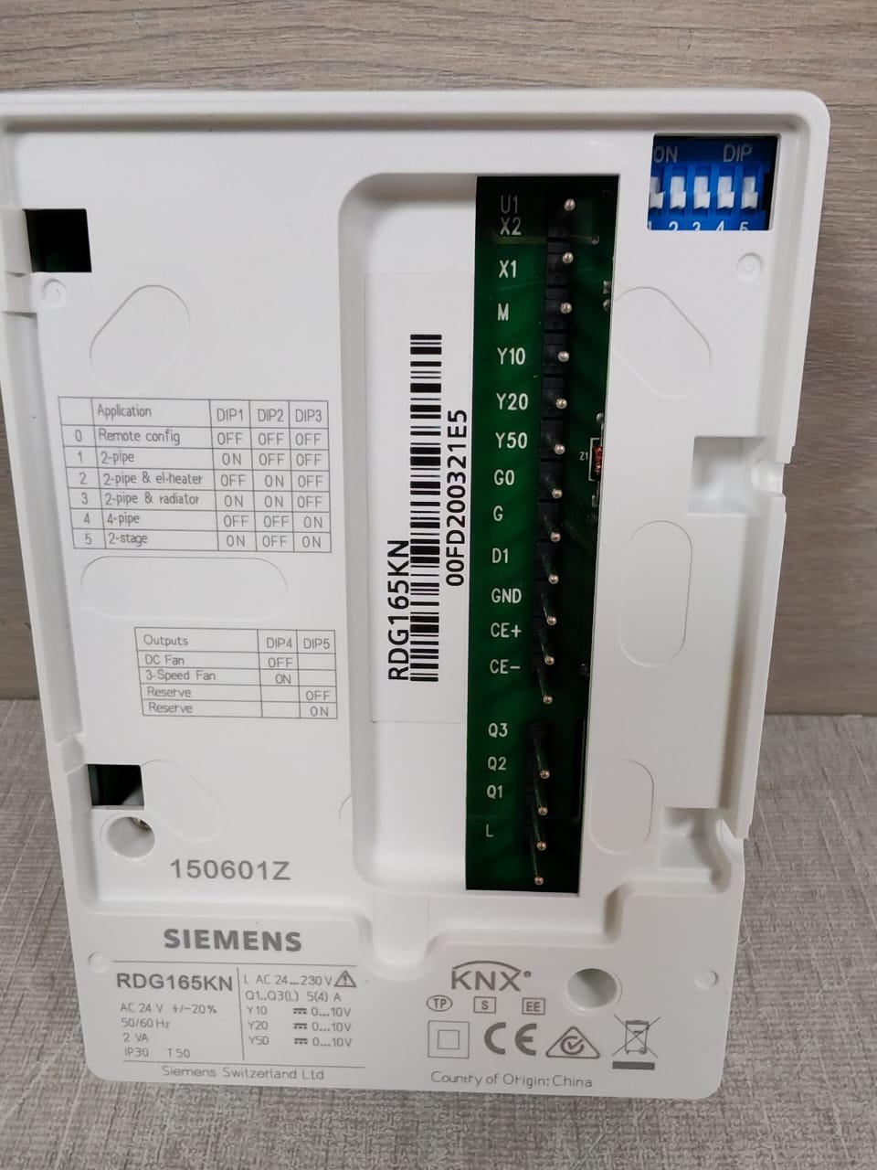 Siemens RDG165KN SIEMENS RDG165KN ROOM THERMOSTAT 6