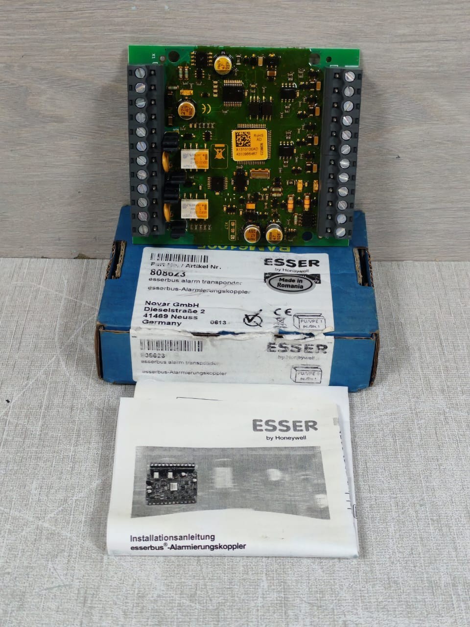 ESSER BY HONEYWELL 808623 ESSERBUS ALARM TRANSPONDER