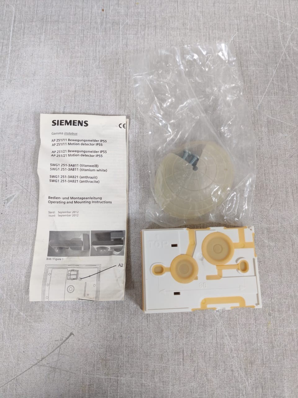 Siemens SIEMENS 5WG1 251-3AB11 SIEMENS 5WG1 251-3AB11 MOTION DETECTOR 9