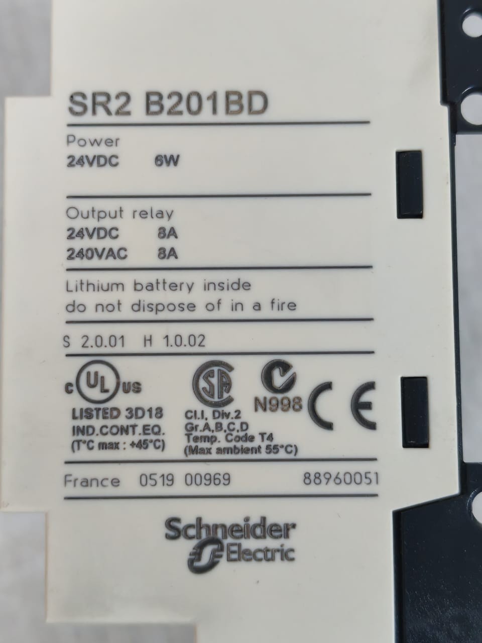 Schneider Electric B201BD Telemecanique By Schneider Electric SR2 B201BD Compact Smart Relay 3