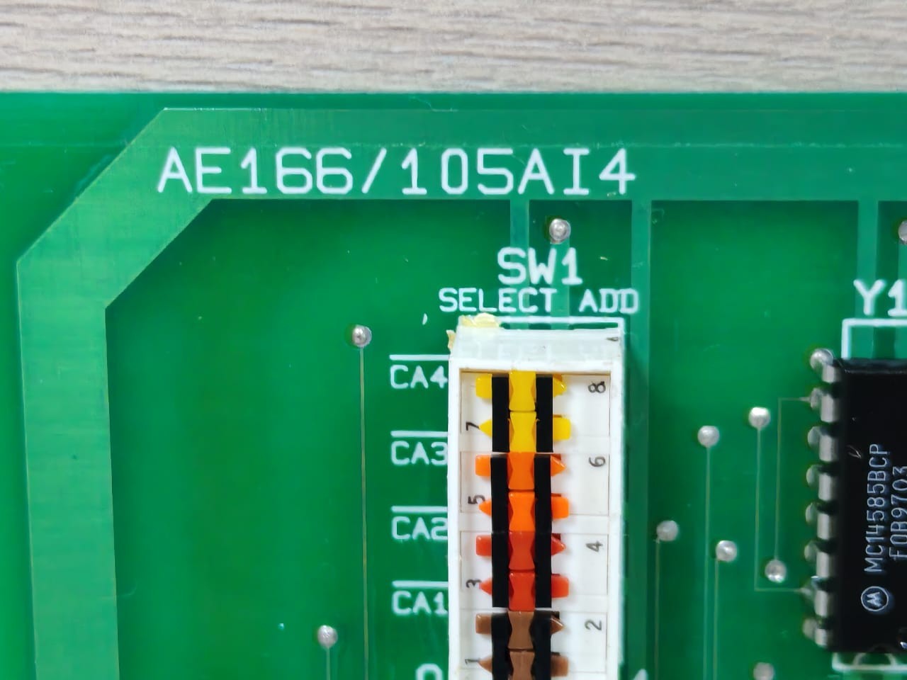 UNKNOWN APL10/105/5 APL10/105/5 CMOS CARD CONTROL OUTPUT AE166/105AI4 4