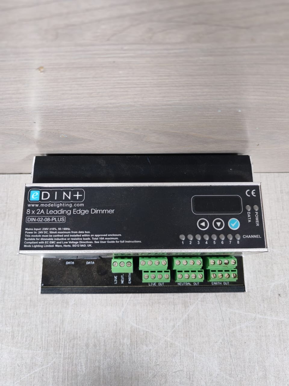 eDIN DIN-02-08 EDIN DIN-02-08 8X2A DIMMER MODULE 3
