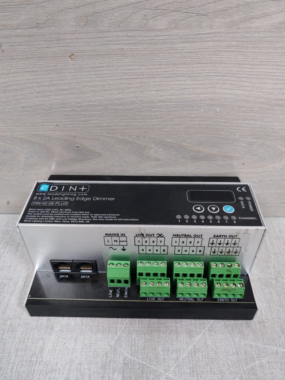 eDIN DIN-02-08 EDIN DIN-02-08 8X2A DIMMER MODULE 6