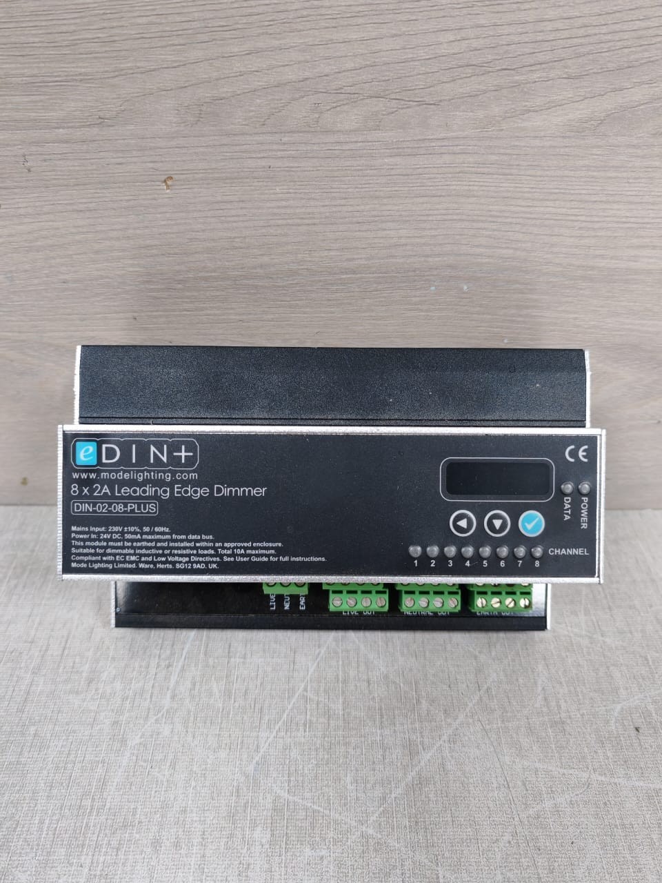 EDIN DIN-02-08 8X2A DIMMER MODULE