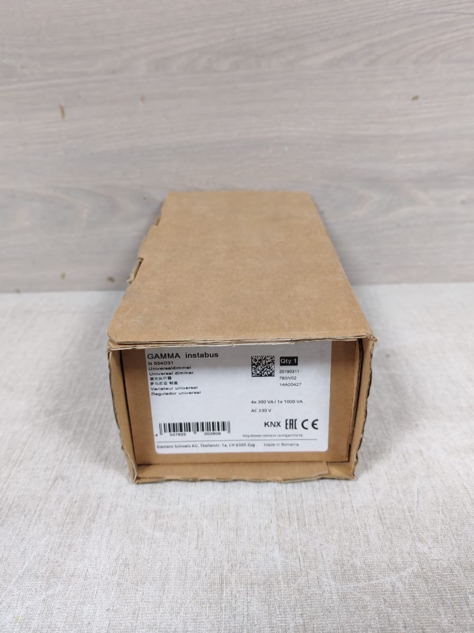Siemens SIEMENS 5WG1 554-1DB31 SIEMENS 5WG1 554-1DB31 GAMMA INSTABUS UNIVERSAL DIMMER 10