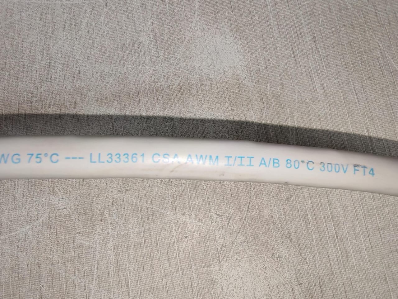 UNKNOWN LL33361 C&M CORP.CM22 AWG LL33361 CSA 300V FT4 CABLE ASSEMBLY WITH RUSTY PART 2