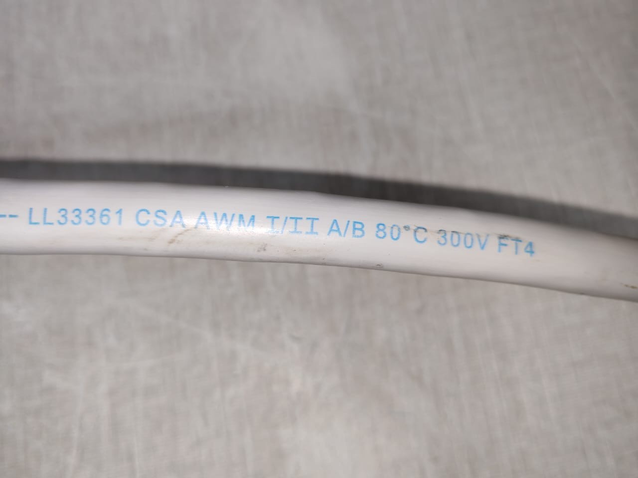 UNKNOWN LL33361 C&M CORP.CM22 AWG LL33361 CSA 300V FT4 CABLE ASSEMBLY WITH RUSTY PART 3