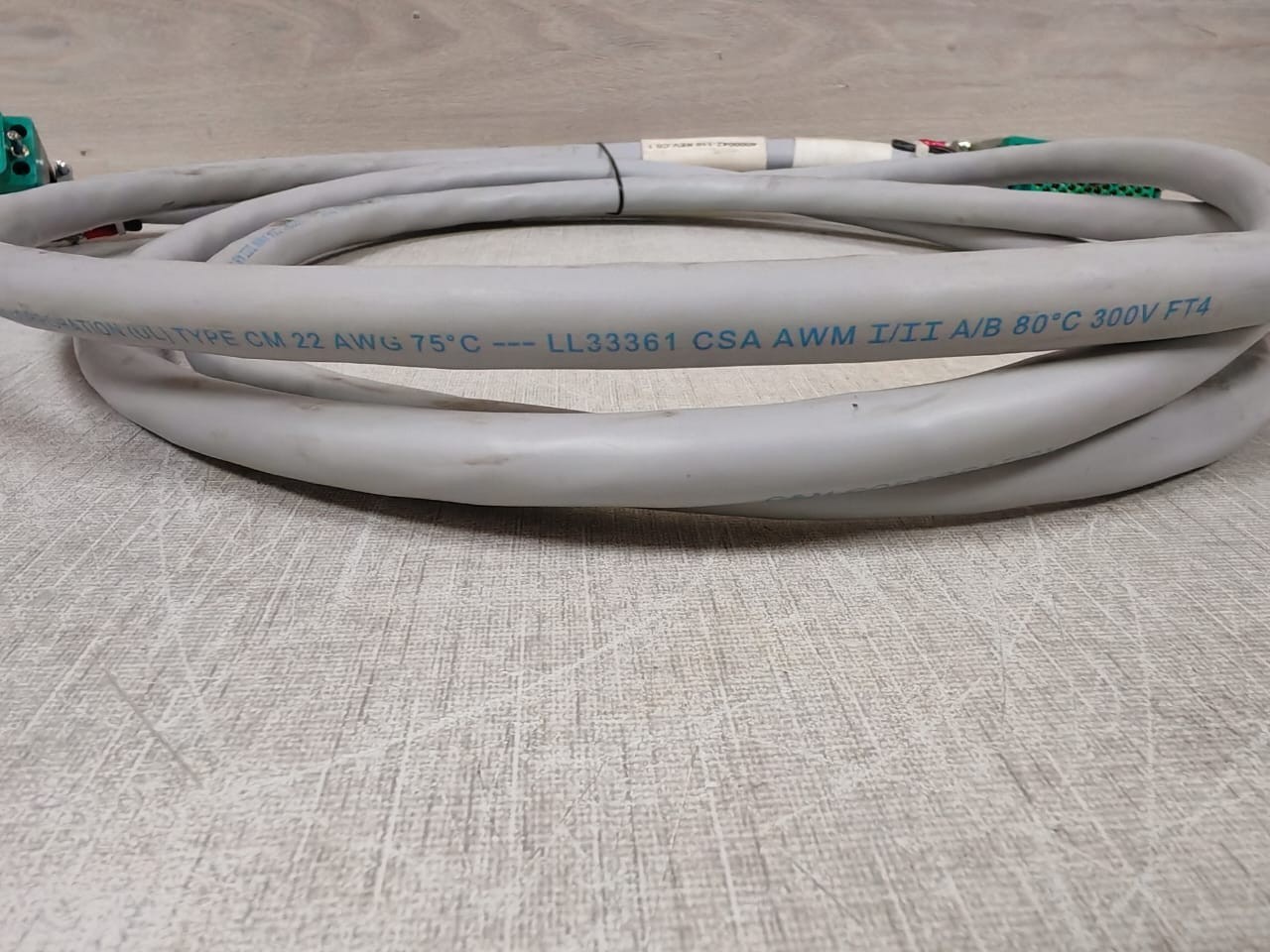 UNKNOWN LL33361 C&M CORP.CM22 AWG LL33361 CSA 300V FT4 CABLE ASSEMBLY WITH RUSTY PART 10