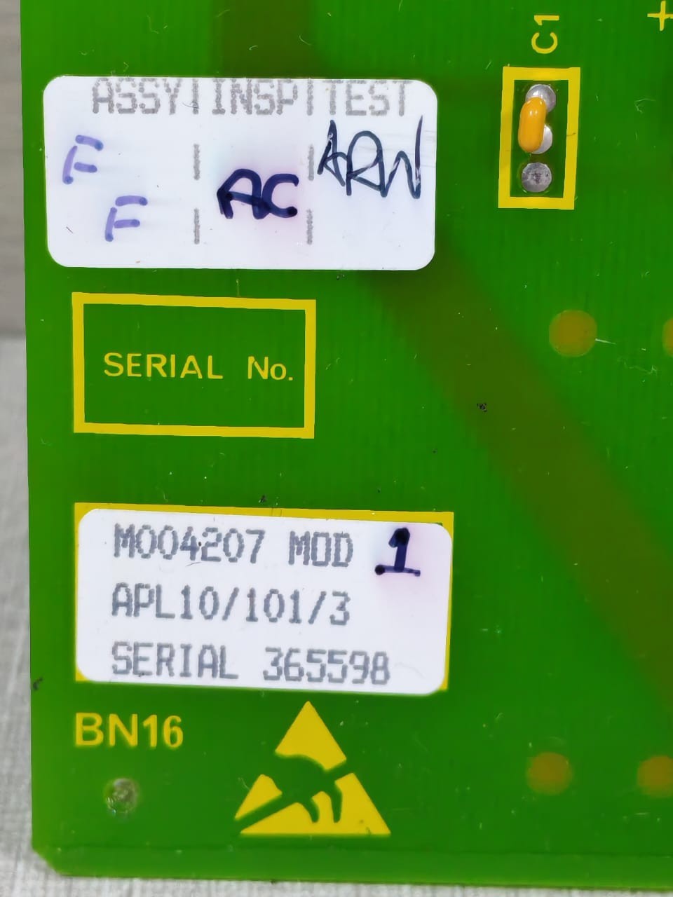 Unbranded E166/100.12 APL10/101/3 CMOS CARD WORD STATUS E166/100.12 2