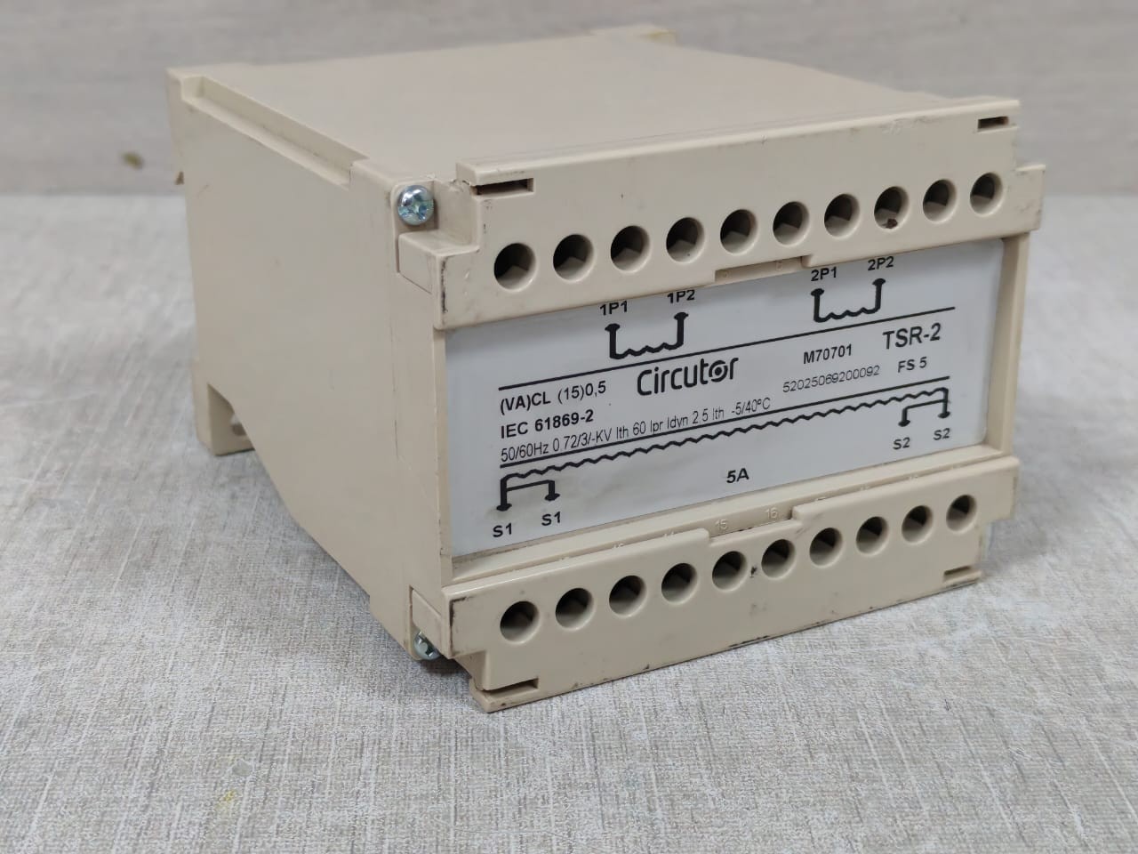 CIRCUTOR TSR-2 M70701 CIRCUTOR TSR-2 M70701 CURRENT SUMMING TRANSFORMER 3