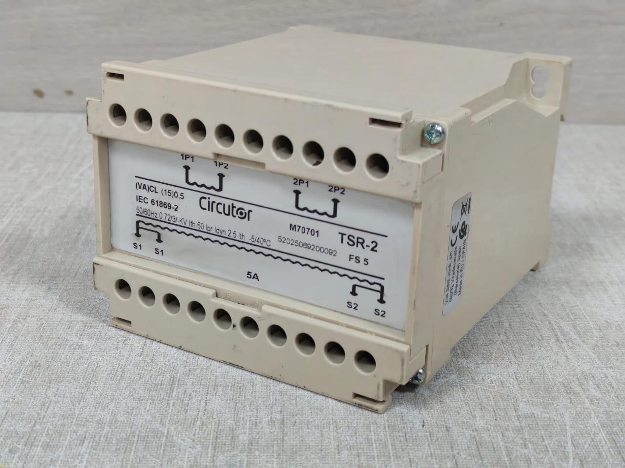 CIRCUTOR TSR-2 M70701 CIRCUTOR TSR-2 M70701 CURRENT SUMMING TRANSFORMER 4