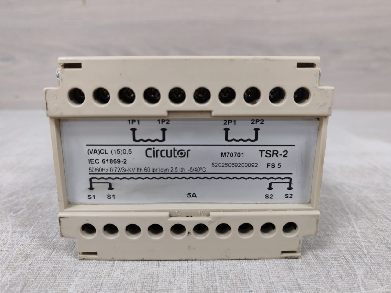 CIRCUTOR TSR-2 M70701 CURRENT SUMMING TRANSFORMER