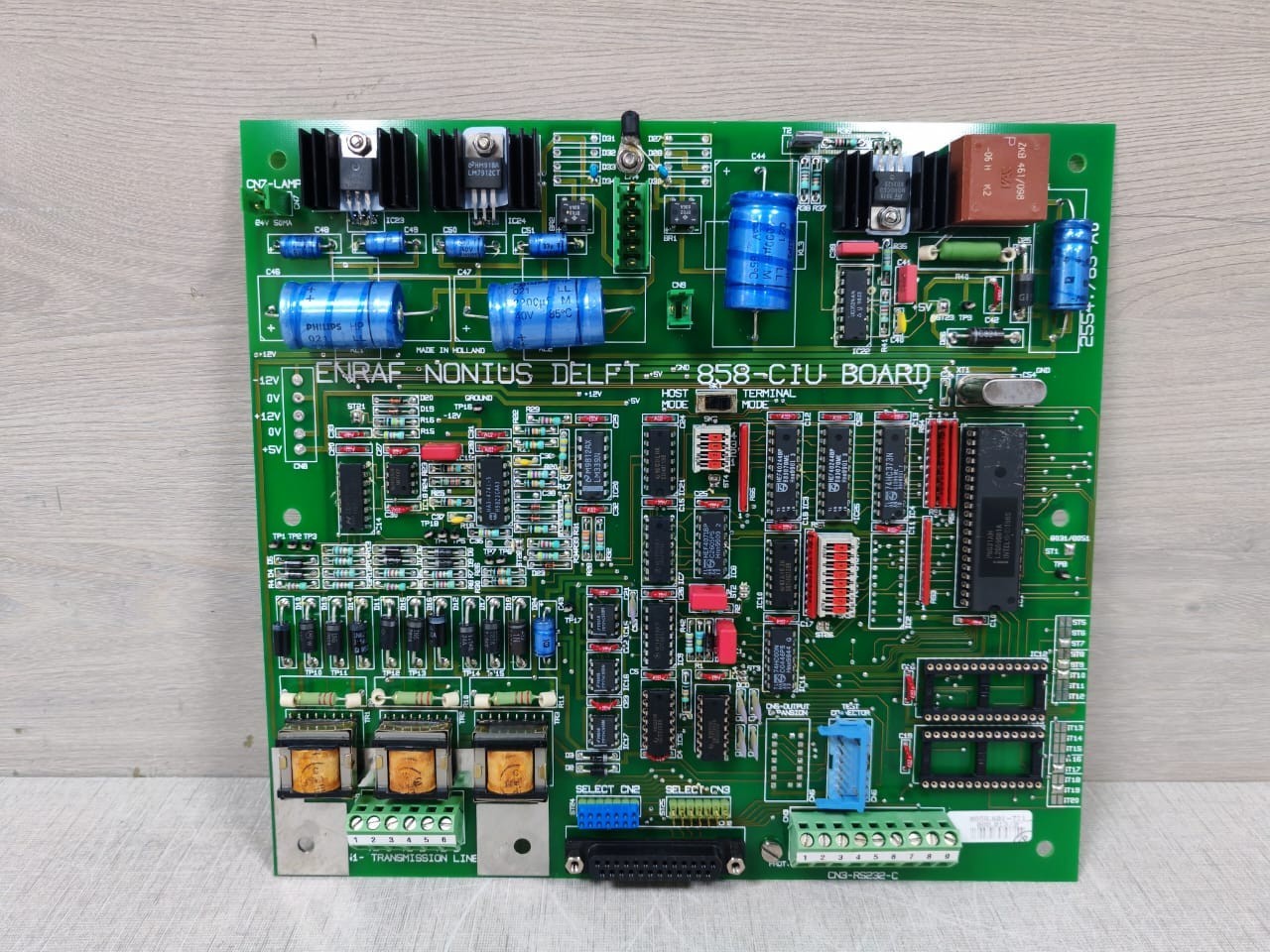 Enraf Nonius Delft 858-CIU Board 2554.783-A0