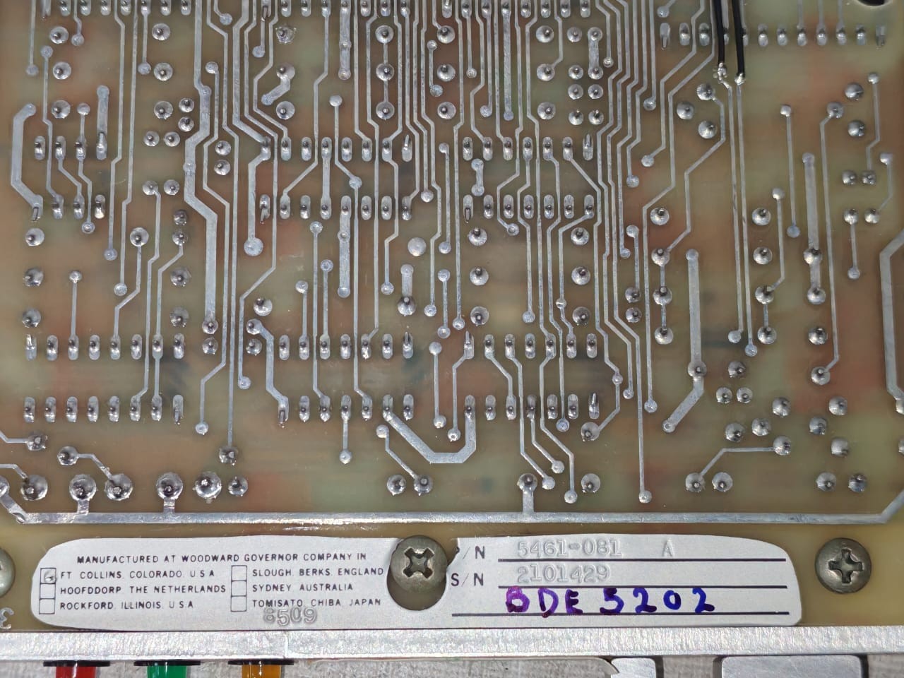 Woodward 5461-081 A WoodWard 5461-081 A Speed Reference Module 8