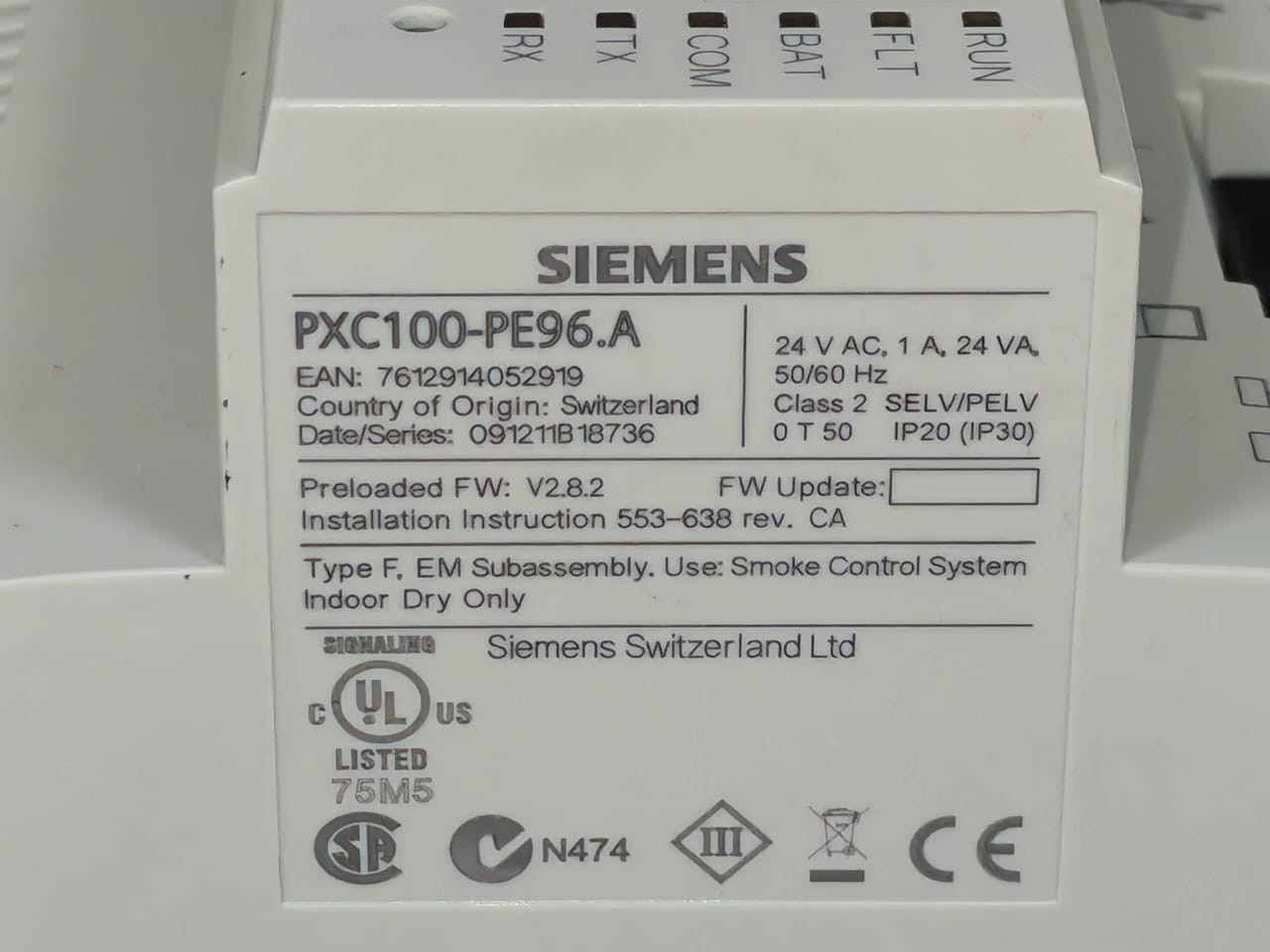 Siemens PXC100-PE96.A Siemens PXC100-PE96.A Programmable Controller 3