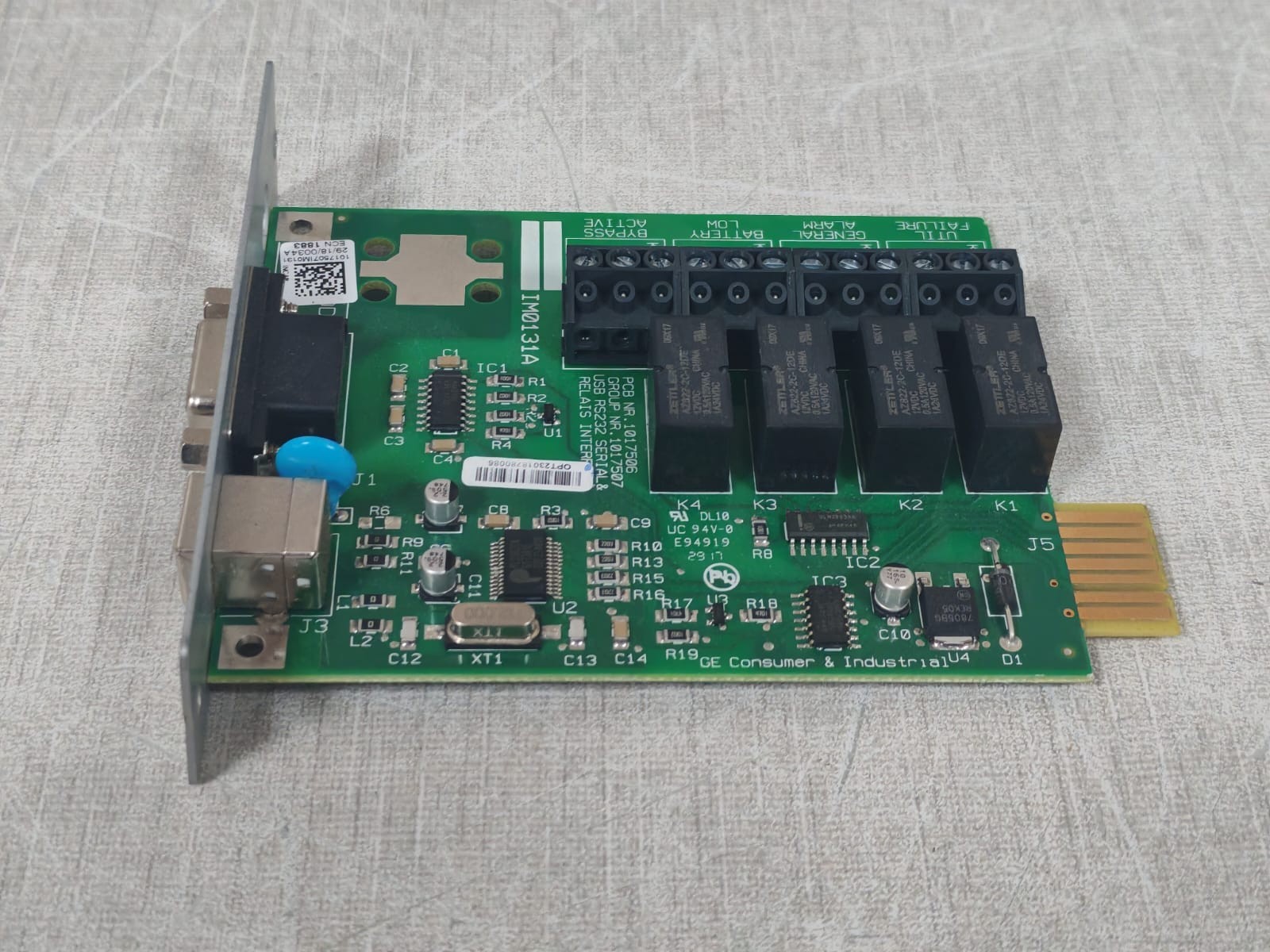 GE 1017506 GE 1017506 PRINTED CIRCUIT BOARD 7