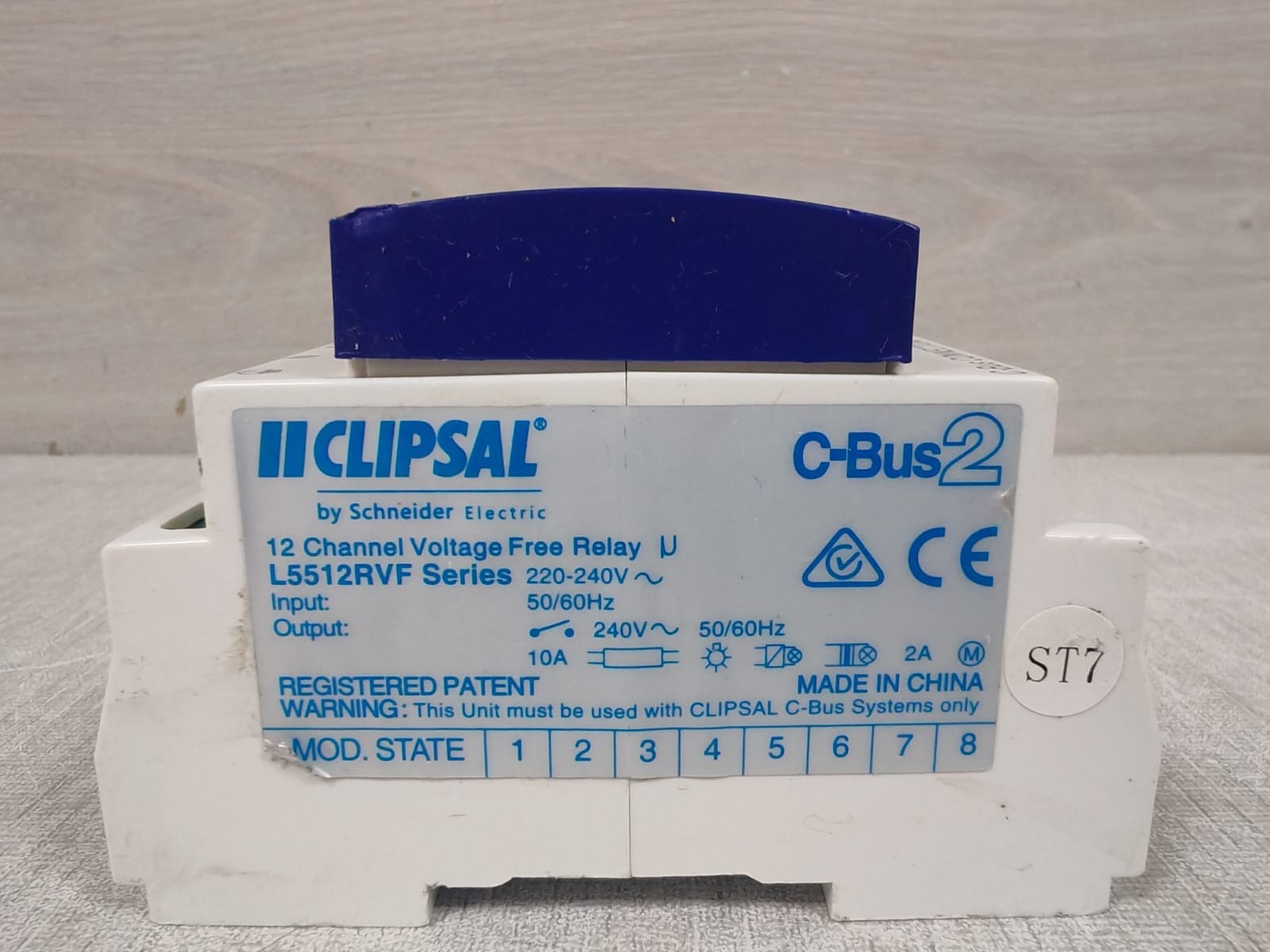CLIPSAL L5512RVF CLIPSAL C-BUS2 L5512RVF 12 CHANNEL VOLTAGE FREE RELAY (MFG-2013) 3