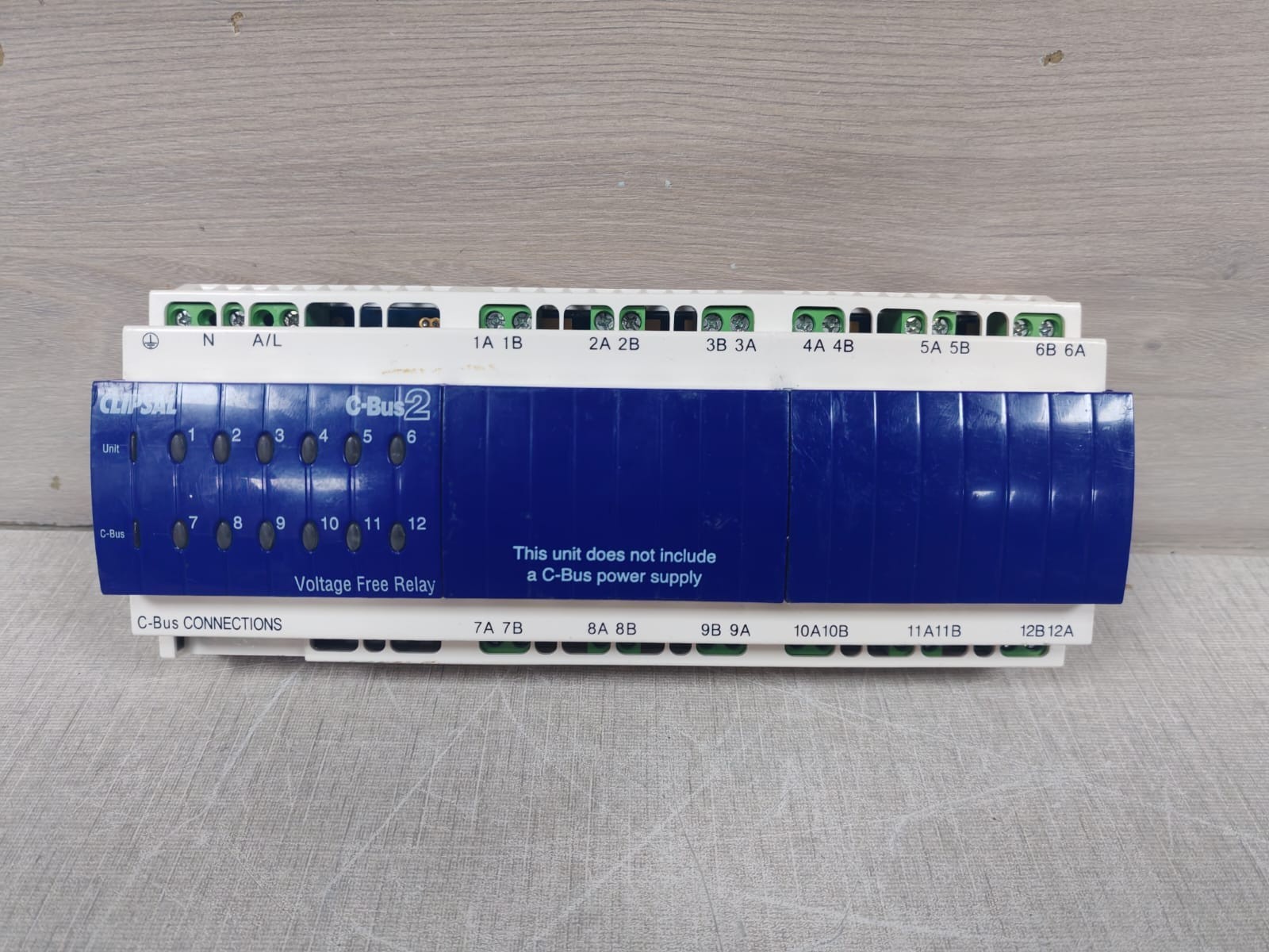 CLIPSAL C-BUS2 L5512RVF 12 CHANNEL VOLTAGE FREE RELAY (MFG-2013)