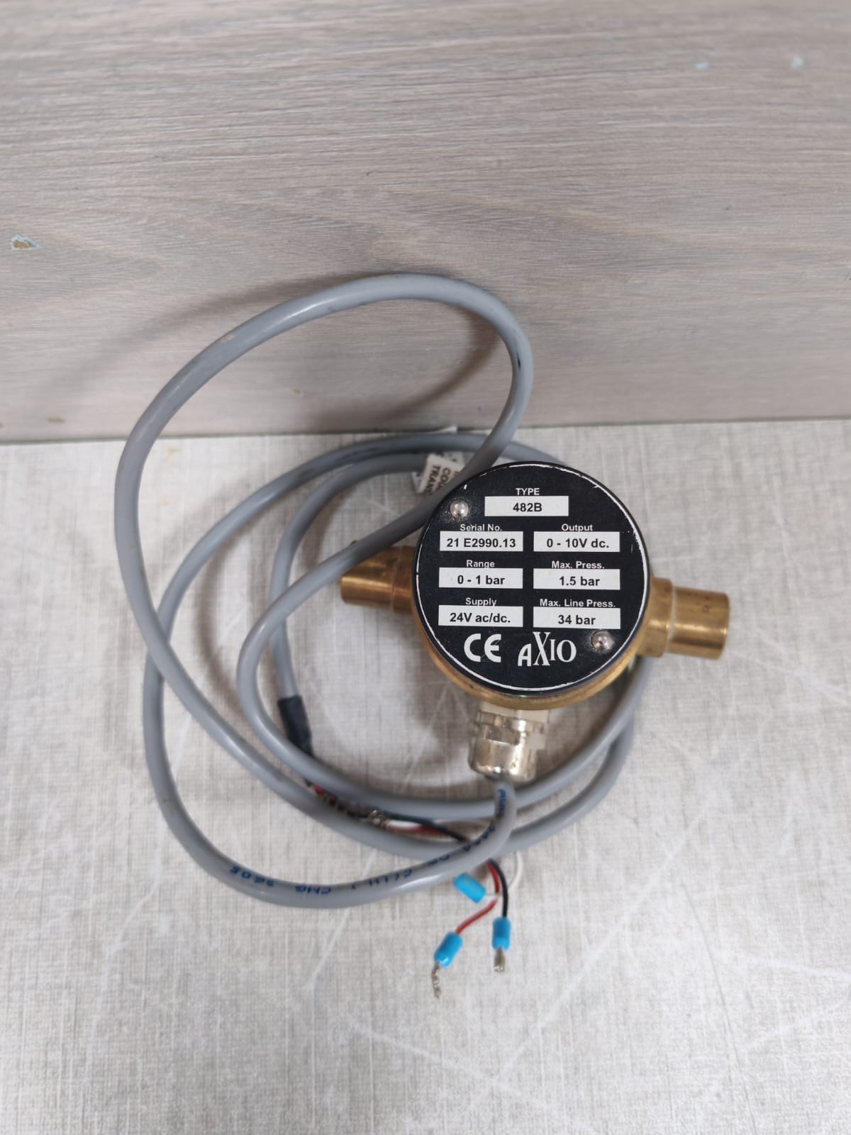 AXIO AXIO AX-LDPT482-V-1 AXIO AX-LDPT482-V-1 RANGE 0 TO 1 BAR 2