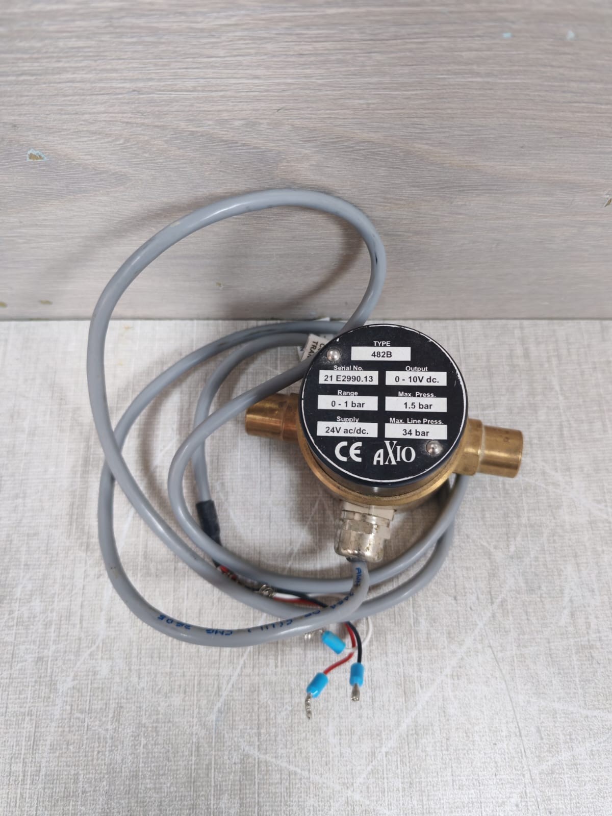 AXIO AX-LDPT482-V-1 RANGE 0 TO 1 BAR