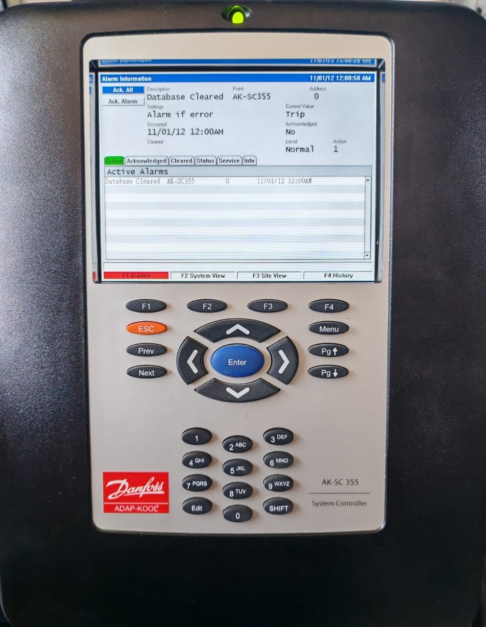 Danfoss DANFOSS ADAP-KOOL AK-SC 355 DANFOSS ADAP-KOOL AK-SC 355 (RS485) REFRIGERATION SYSTEM CONTROLLER 4