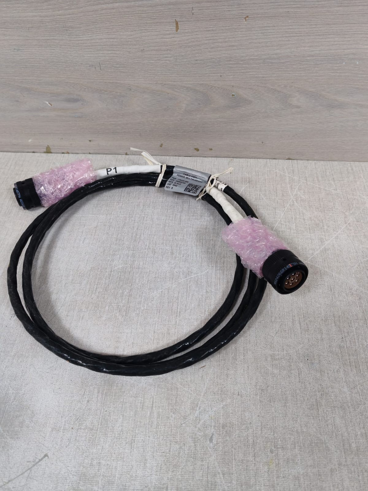 THALES AVIONICS 178320-086 THALES AVIONICS 178320-086 REV.B CABLE ASSY POWER MULTIPURPOSE 7