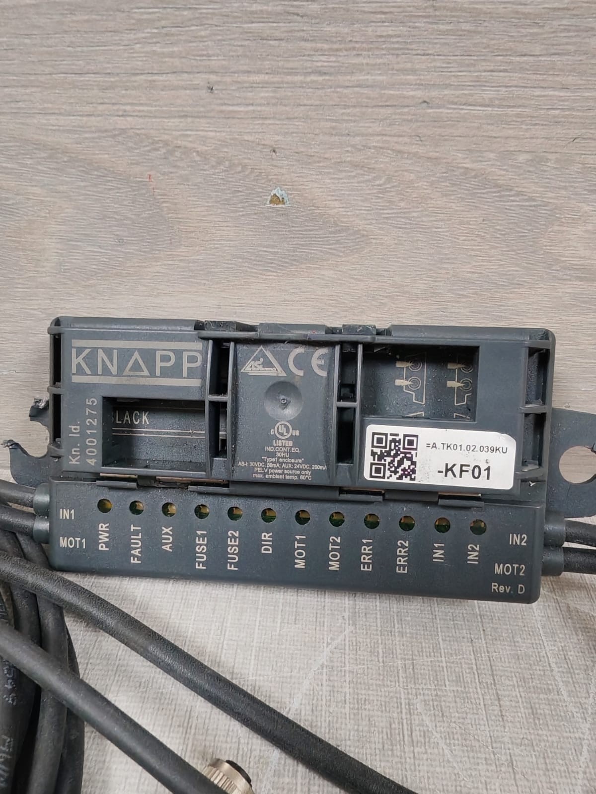 KNAPP VBA-3E3A-G20-ZEL VBA-3E3A-G20-ZEL/M1L-P2-KNAPP AS-Interface I/O module 4001275 4